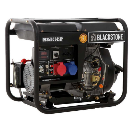 Blackstone-Groupe électrogène diesel FullPower Blackstone OFB 8500-3 D-ES FP – Puissance Nominale 5,6 kW-Neuf