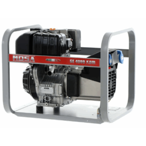 MOSA-Groupe électrogène 3,2 KW monophasé MOSA GE 4000 KDM – Moteur Diesel Kohler – Alternateur italien-Neuf