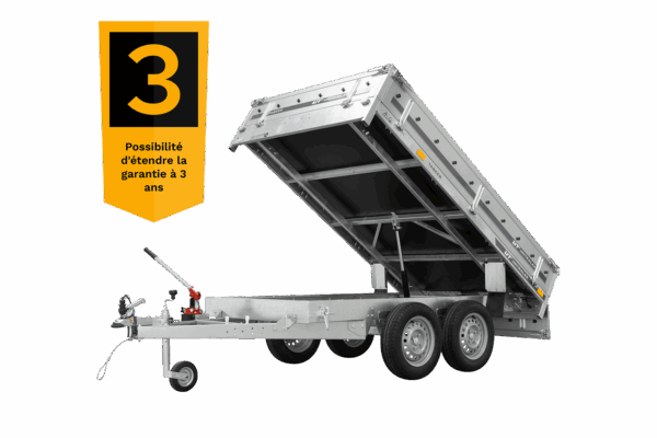 REMORQUE DEUX ESSIEUX 253X150 UNITRAILER TASKER 250/2 750 KG – Image 3
