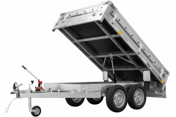 REMORQUE DEUX ESSIEUX 253X150 UNITRAILER TASKER 250/2 750 KG