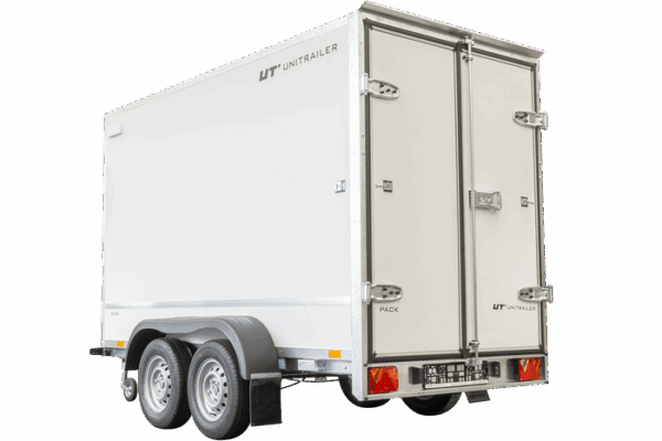 REMORQUE FOURGON DOUBLE ESSIEUX 300X148 UNITRAILER PACK 300/2 2000 KG – Image 5