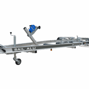 REMORQUE EN ALUMINIUM À TROIS ESSIEUX POUR LE TRANSPORT DE BATEAUX UNITRAILER SAIL 3500/3 ALU PTAC 3500 KG